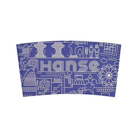 咖啡杯套印刷LOGO|客製化紙杯隔熱套工廠