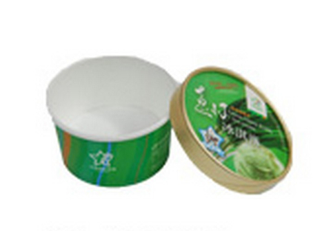 160cc訂製高級邊紙蓋 冰淇淋紙杯批發