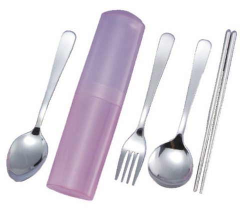 環保餐客製 19公分橢圓筒餐具組