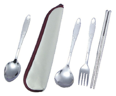 隨身環保餐具 拉鍊包環保筷組